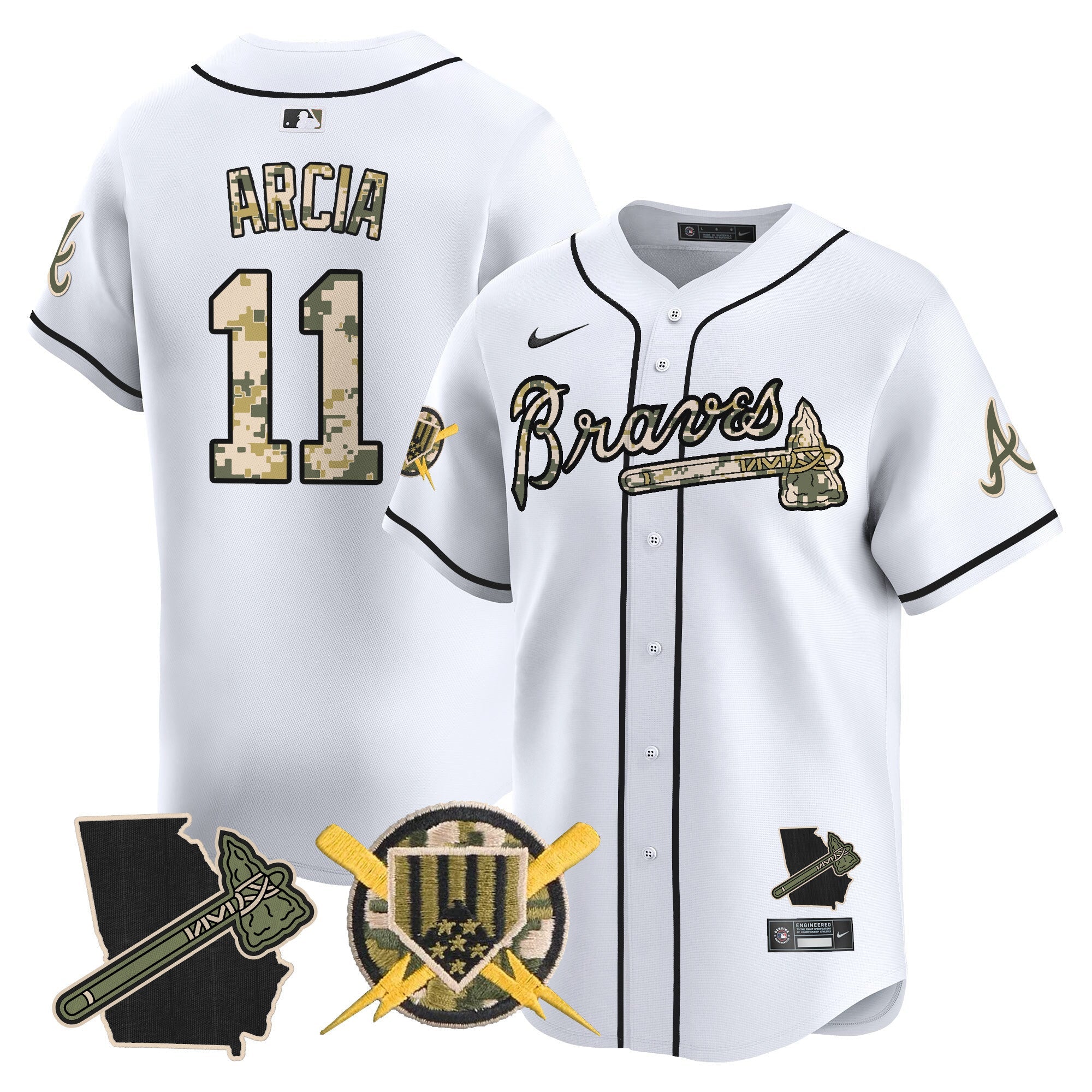ATL Armed Forces Day Vapor Premier Limited Jersey - All Stitched