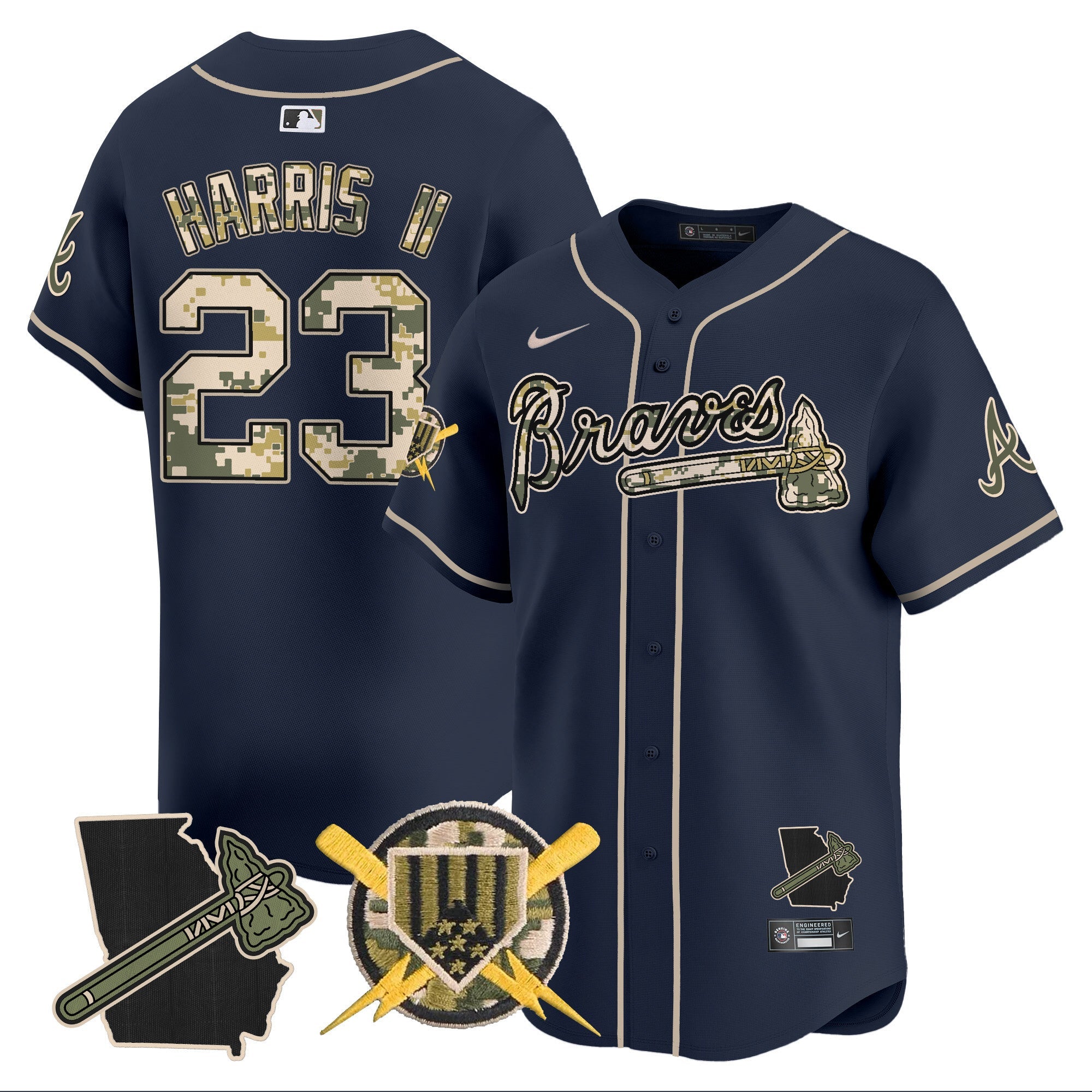 ATL Armed Forces Day Vapor Premier Limited Jersey - All Stitched