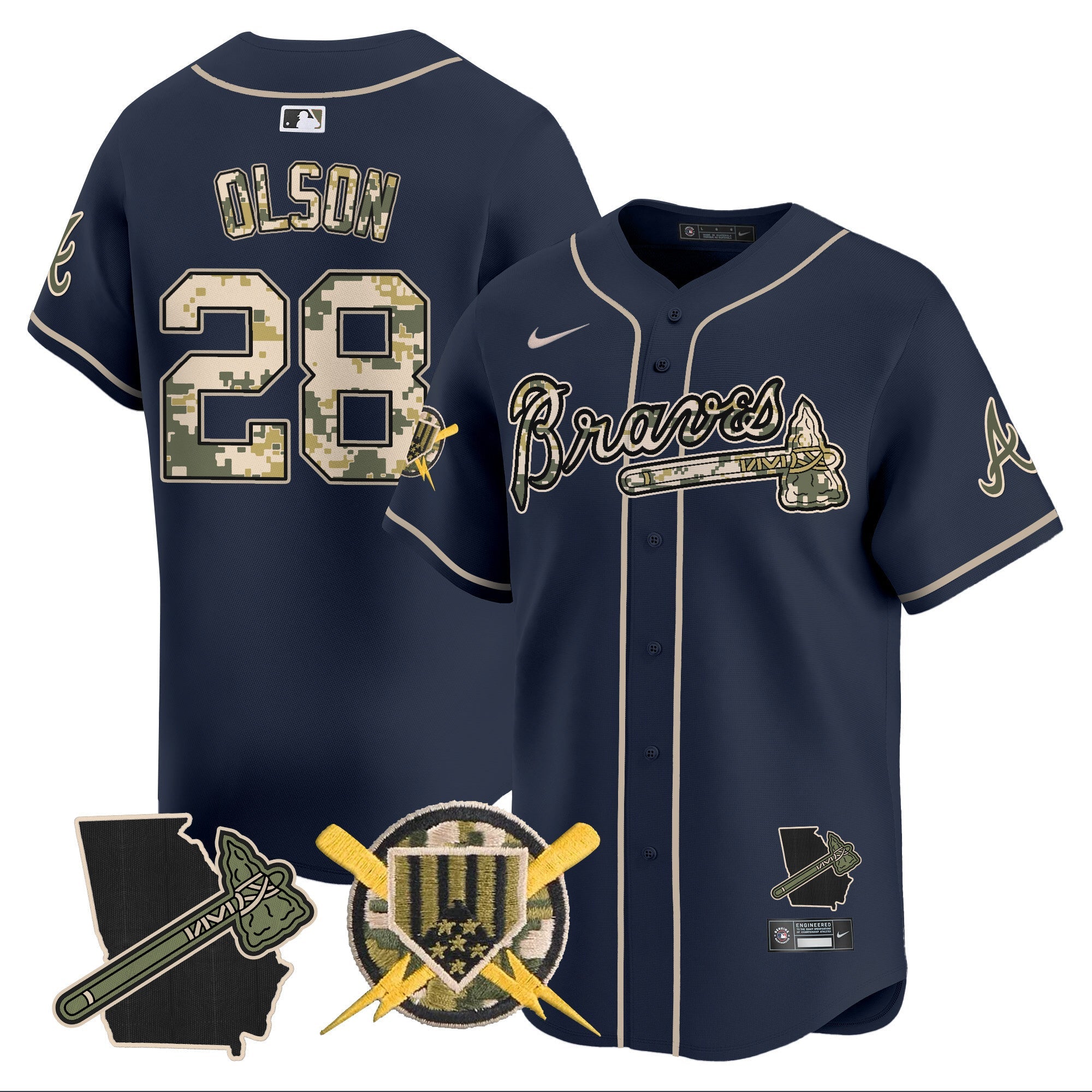 ATL Armed Forces Day Vapor Premier Limited Jersey - All Stitched