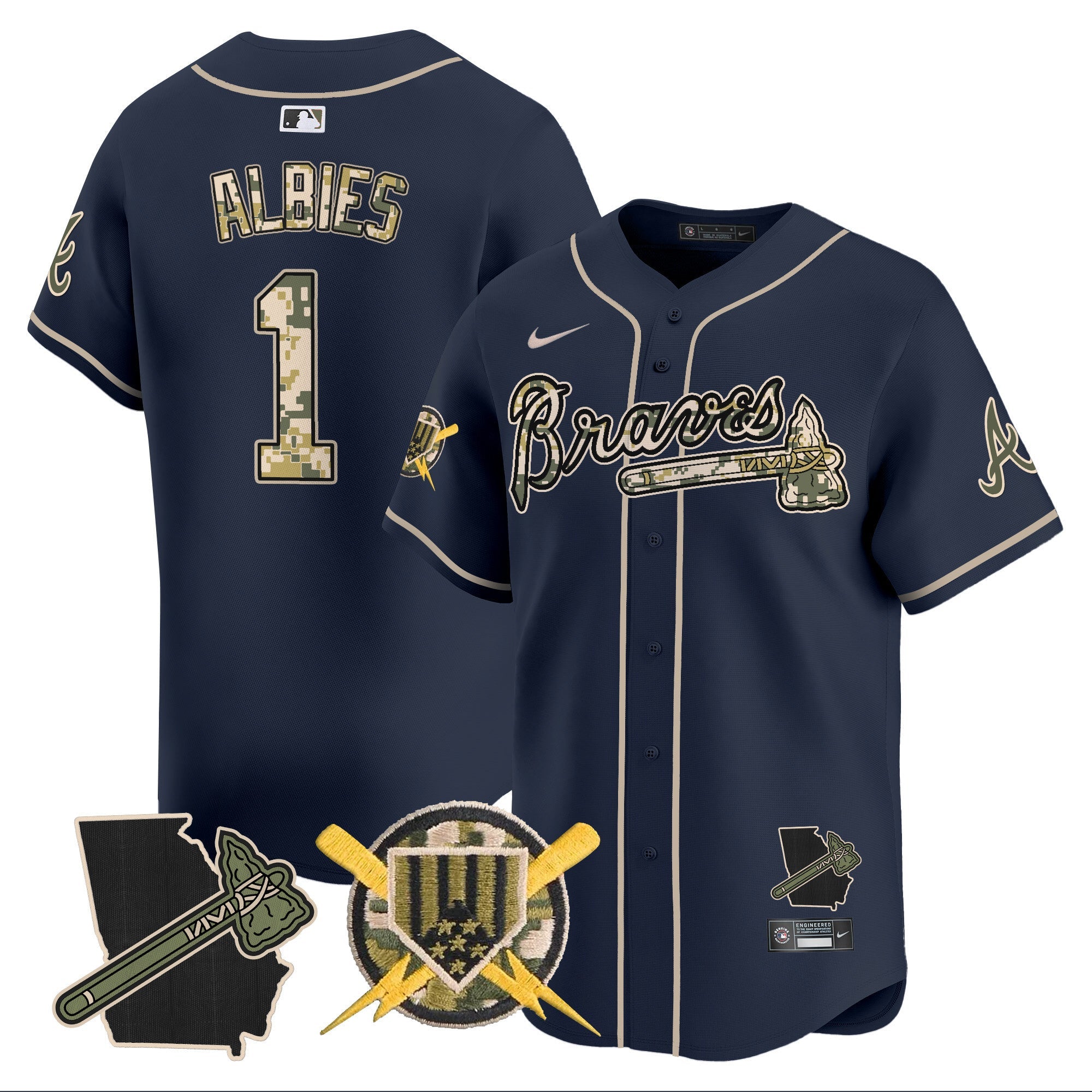ATL Armed Forces Day Vapor Premier Limited Jersey - All Stitched