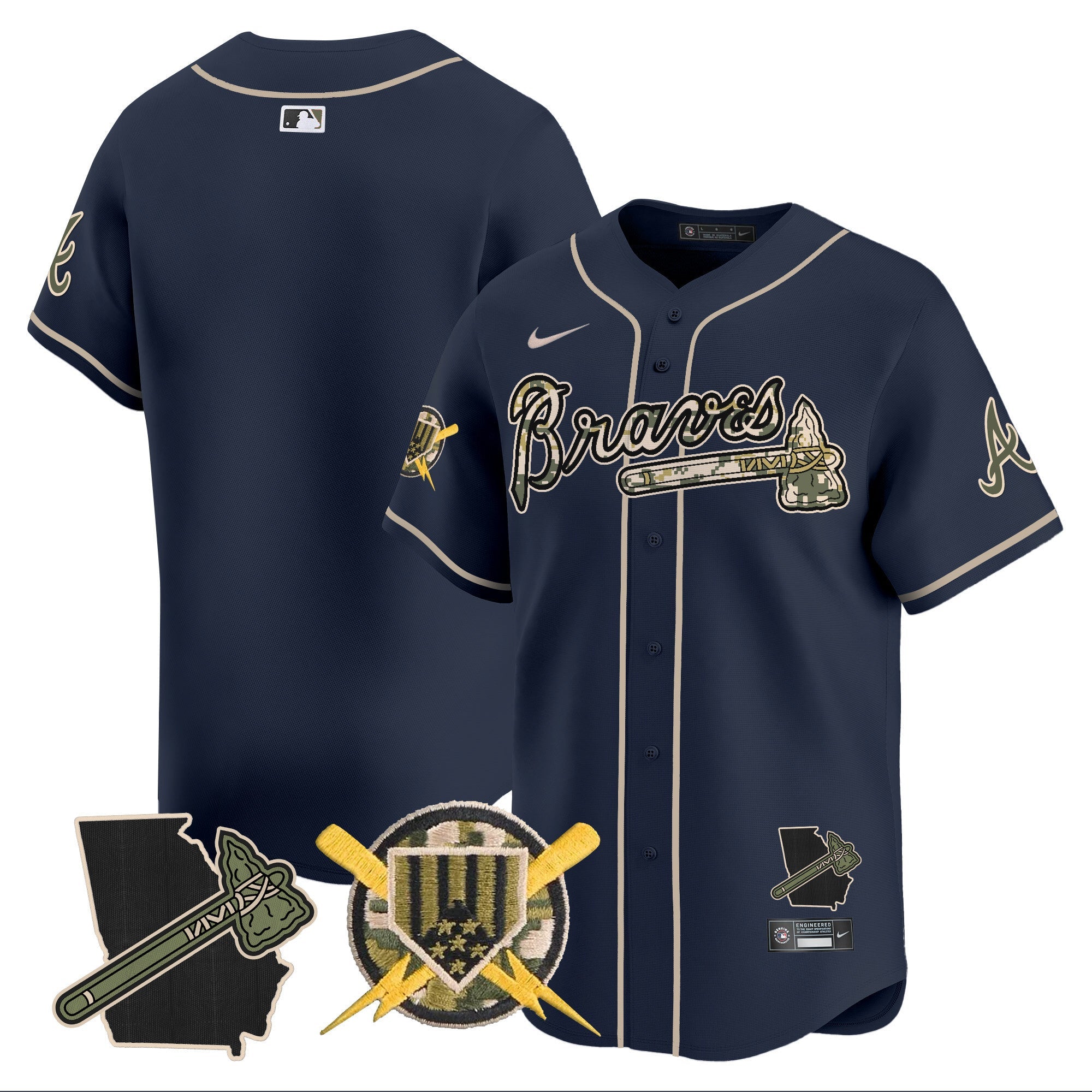 ATL Armed Forces Day Vapor Premier Limited Jersey - All Stitched