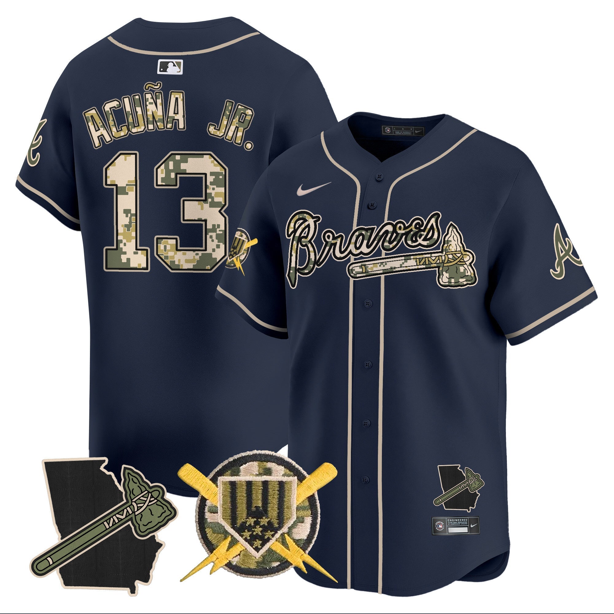 ATL Armed Forces Day Vapor Premier Limited Jersey - All Stitched