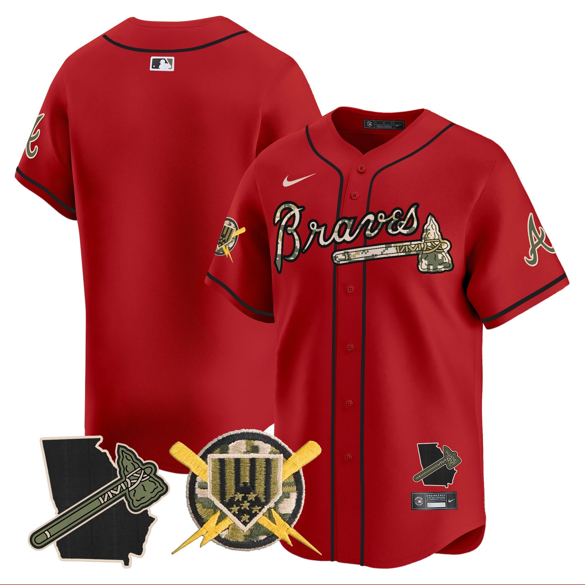 ATL Armed Forces Day Vapor Premier Limited Jersey - All Stitched