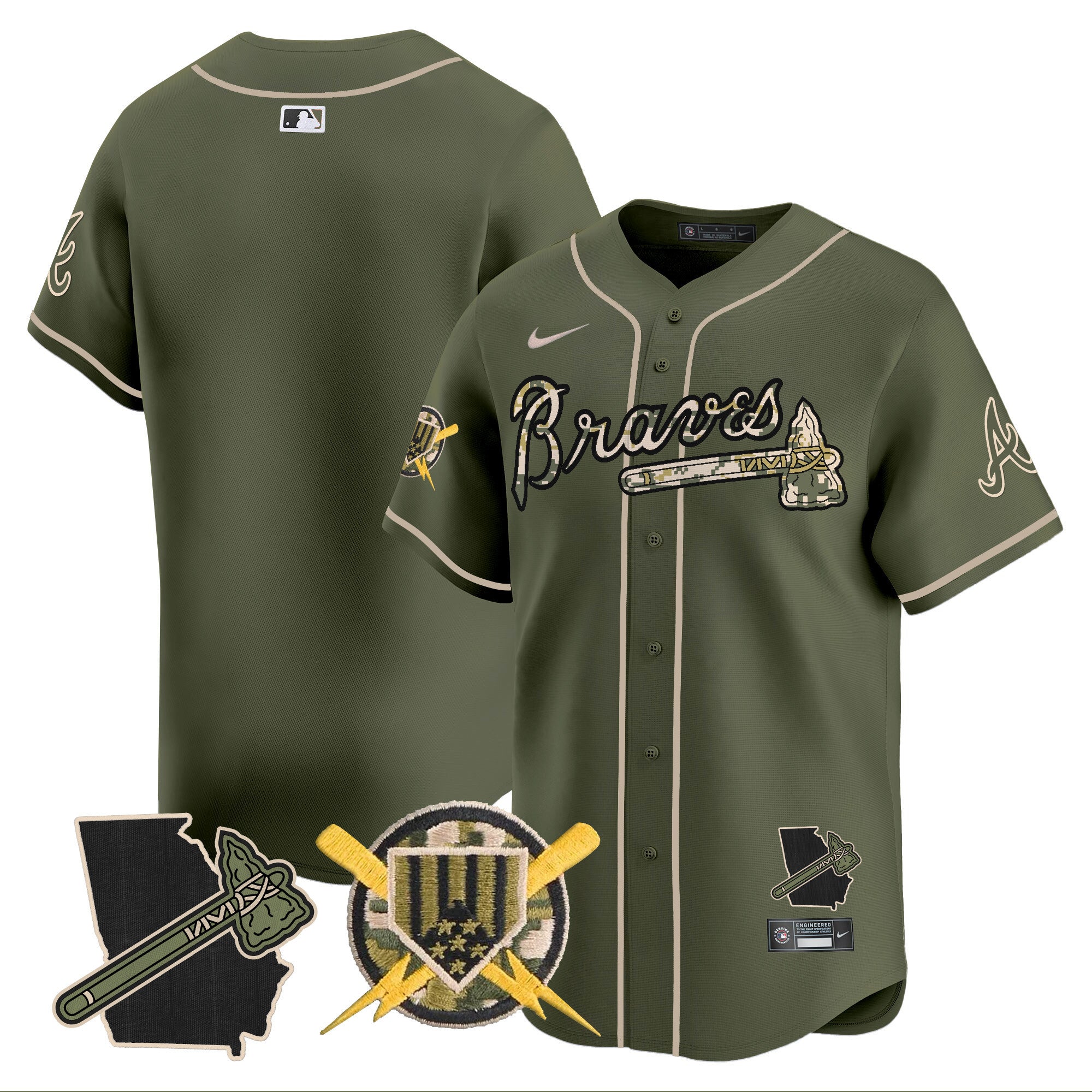 ATL Armed Forces Day Vapor Premier Limited Jersey - All Stitched