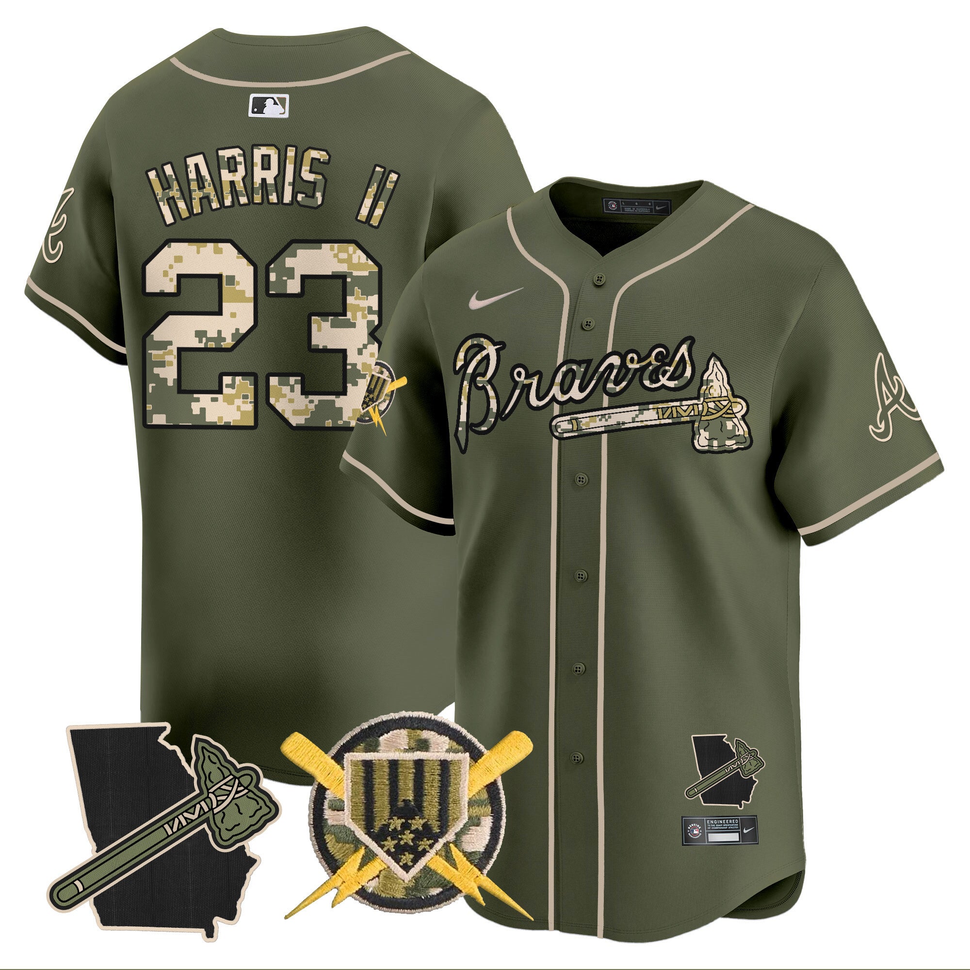 ATL Armed Forces Day Vapor Premier Limited Jersey - All Stitched