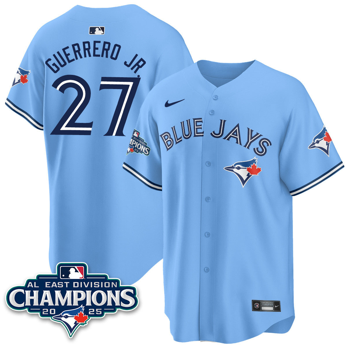 TOR AL East Division Champions Jersey - All Stitched