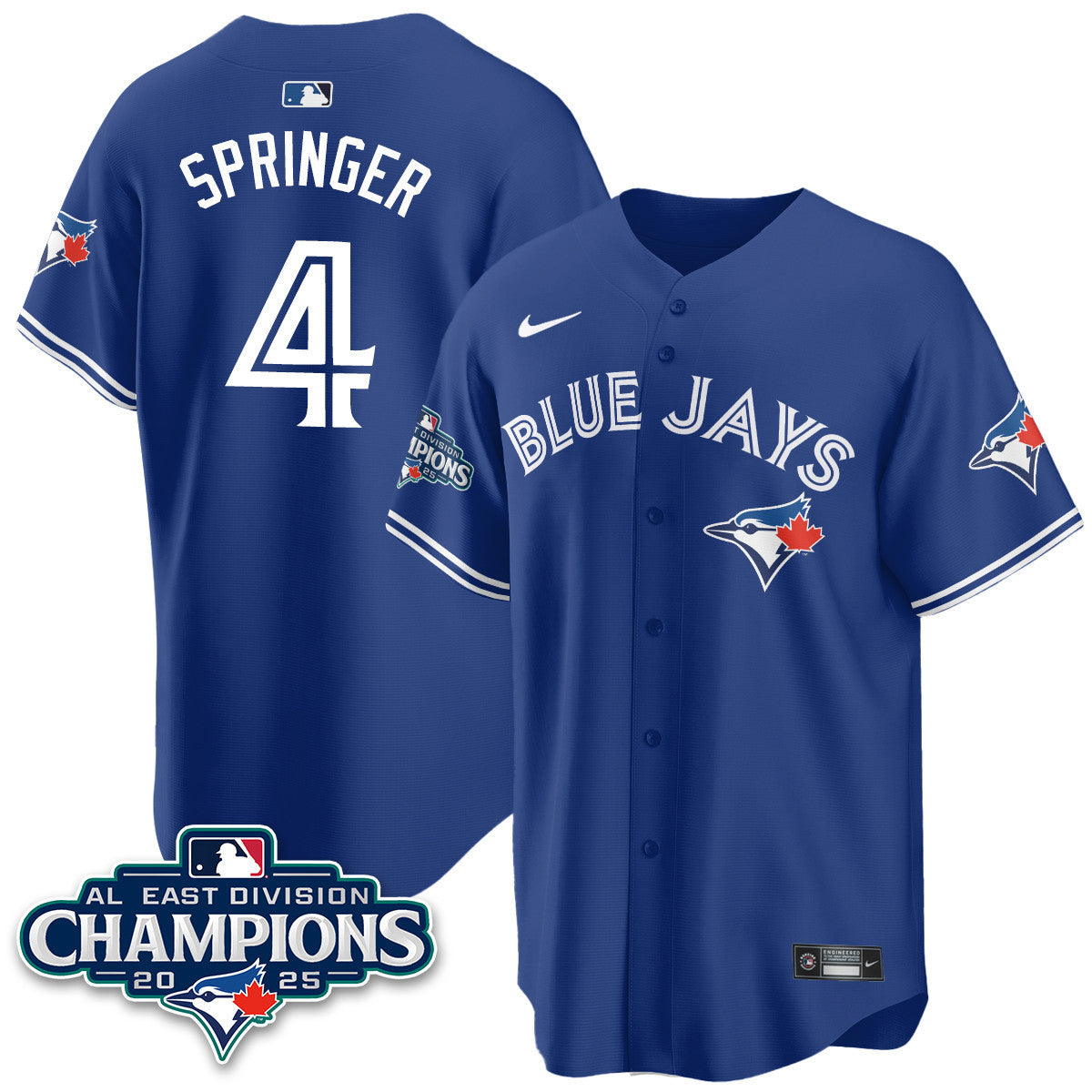TOR AL East Division Champions Jersey - All Stitched