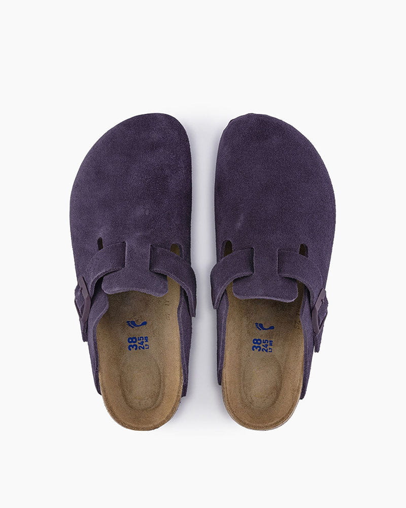 Women's Suede U-Style Soft Footbed Boston Clogs