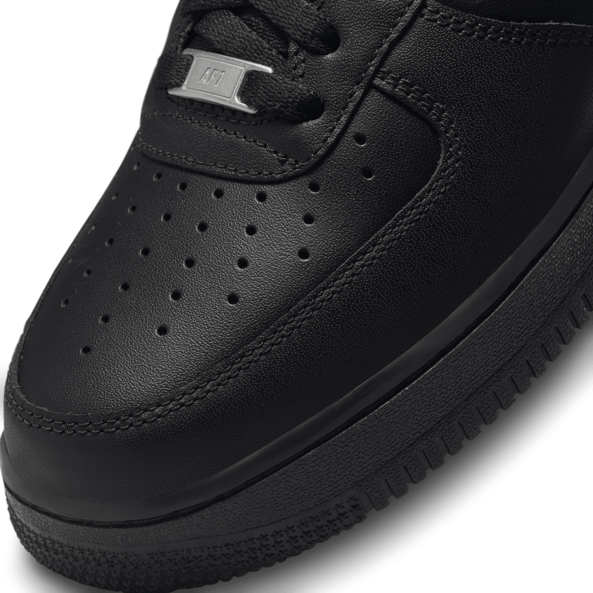 Nike Air Force 1 Triple Black - Men's