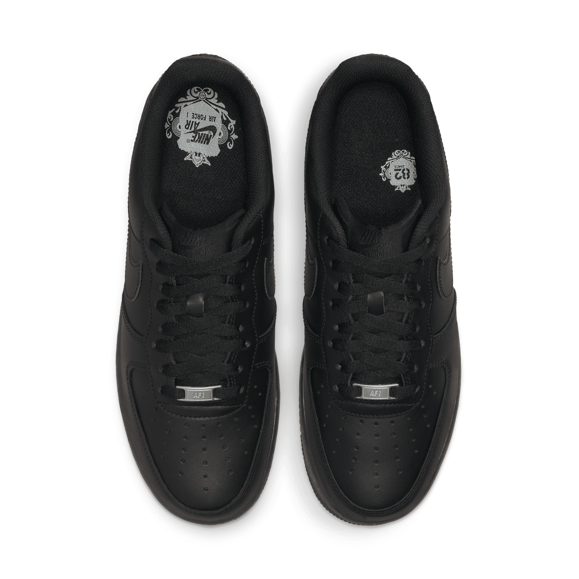 Nike Air Force 1 Triple Black - Men's