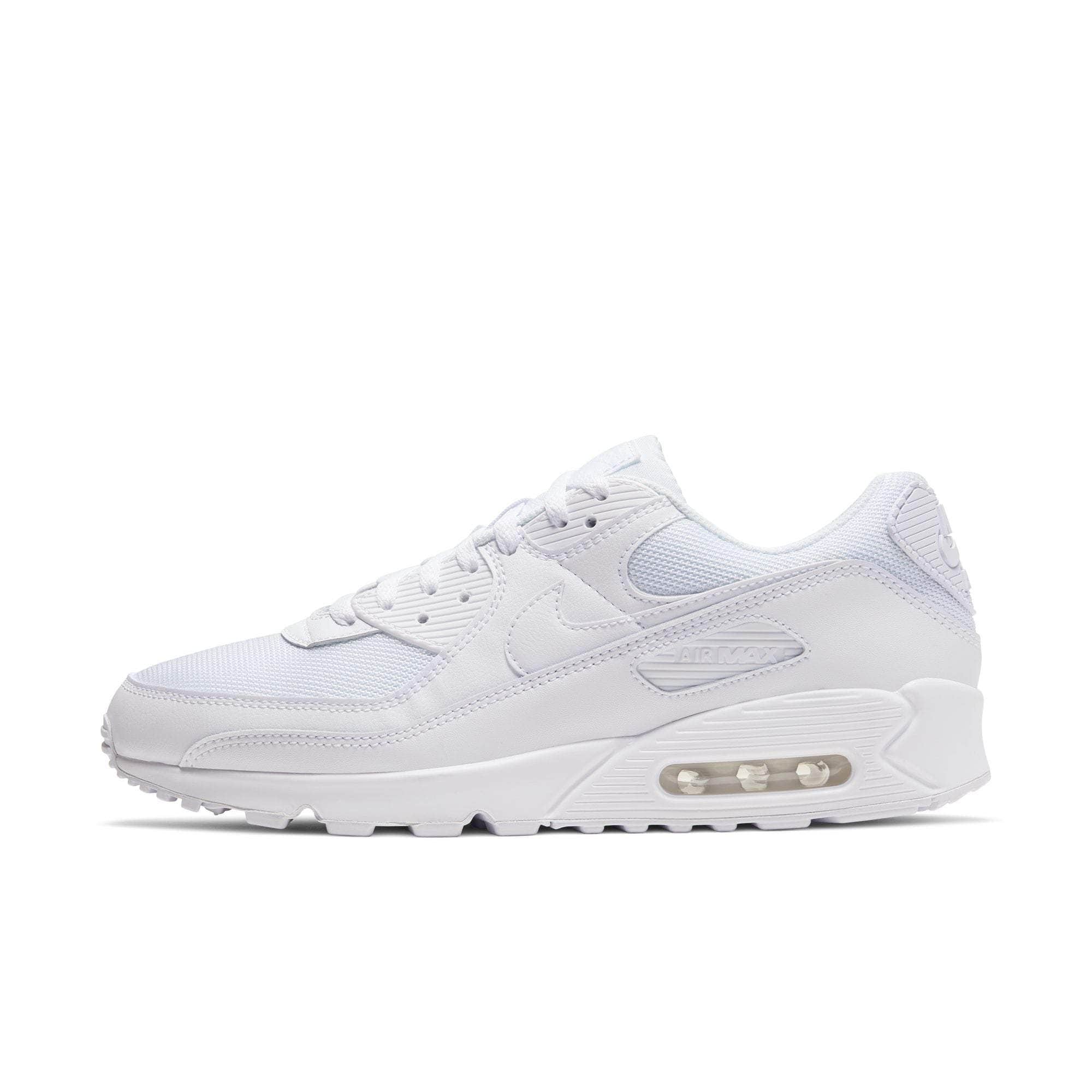 Nike Air Max 90 Recraft "Triple White" - Men's