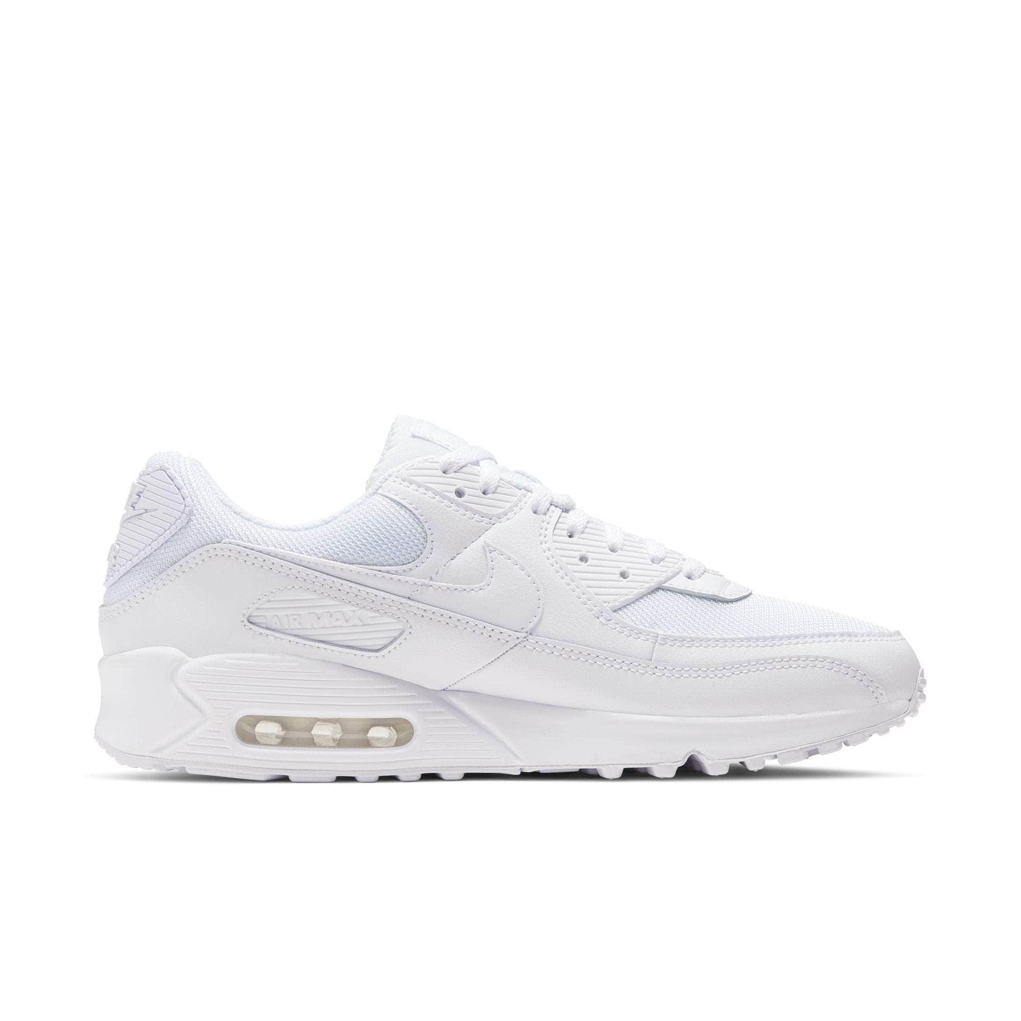 Nike Air Max 90 Recraft "Triple White" - Men's