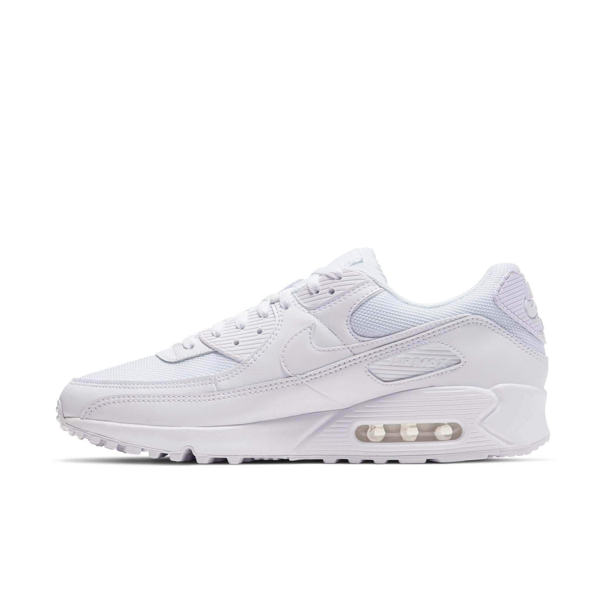 Nike Air Max 90 Recraft "Triple White" - Men's