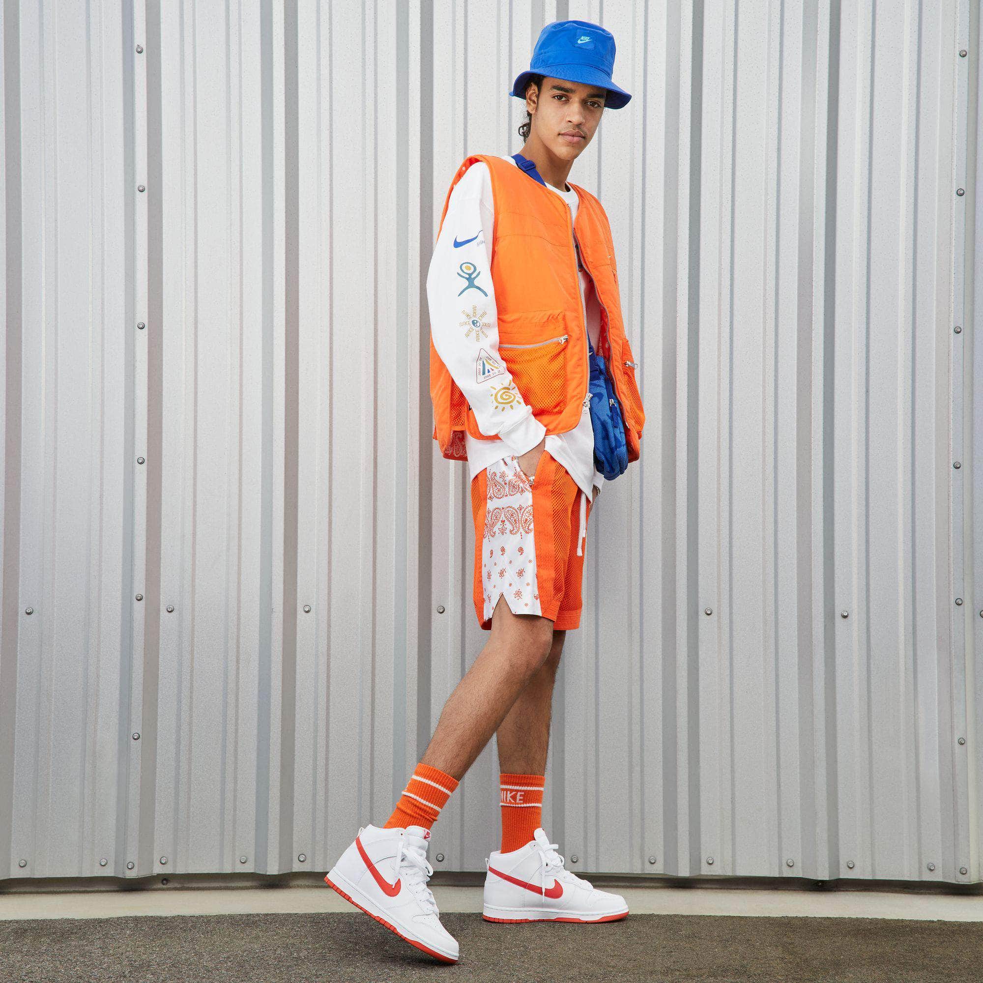 Nike Dunk High White "Picante Red" - Men's