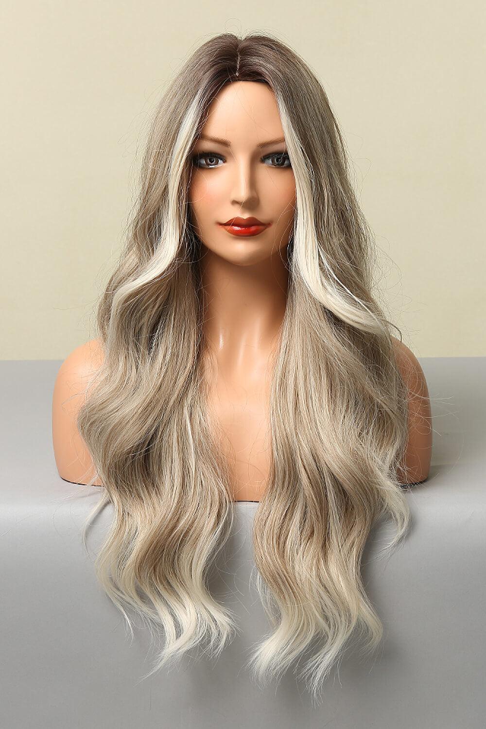 Full Machine Made Long Wave Wigs 26'' - CADEAUME