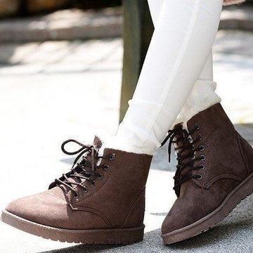 Snow Boot for Women Winter Shoes Heels Winter Boots Ankle Warm Plush Insole